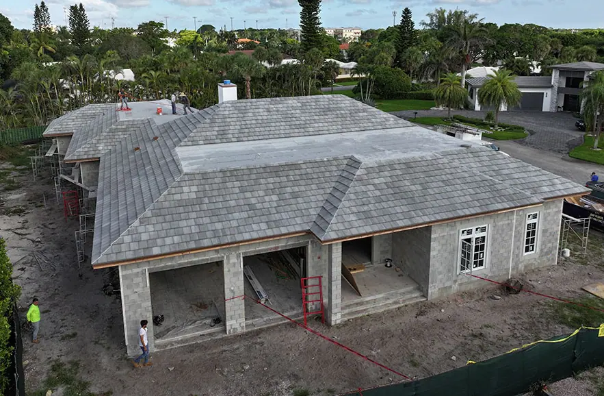 Tile roof installation in South Florida